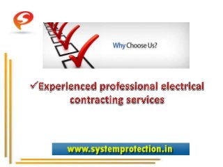 Industrial Electrical Contracting Services India