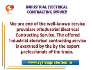 Industrial Electrical Contracting Services India