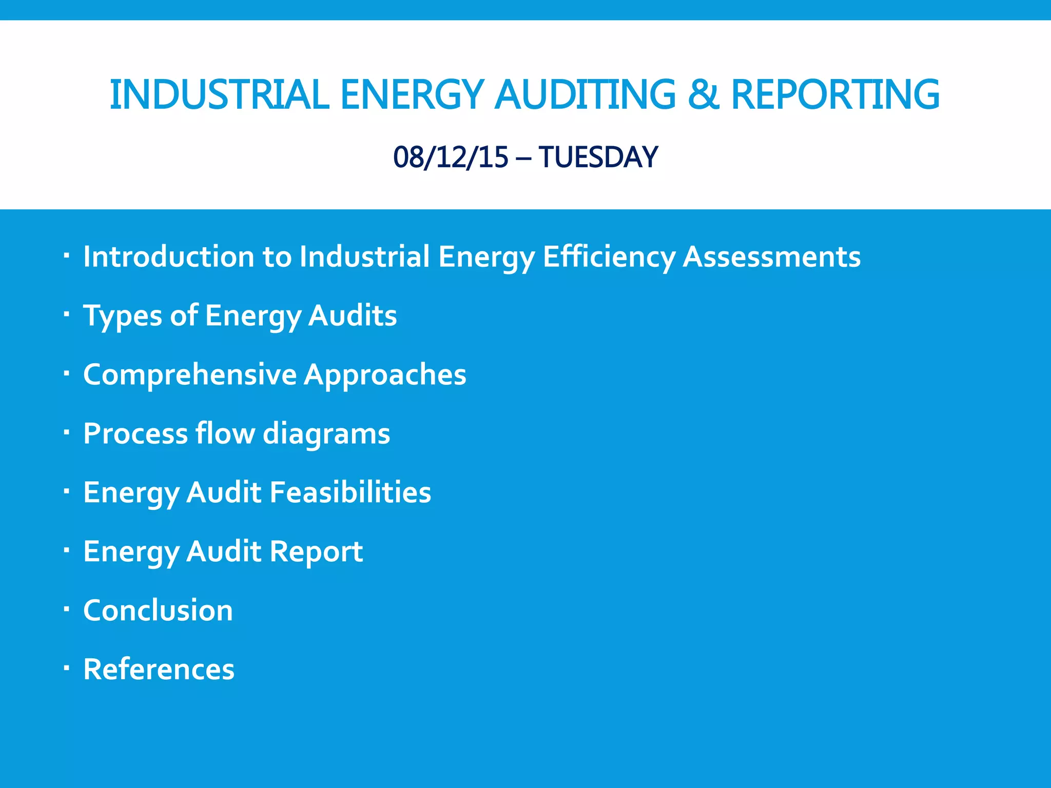 Curated visual reference: Visual Reference: Industrial Energy Auditing And Reporting