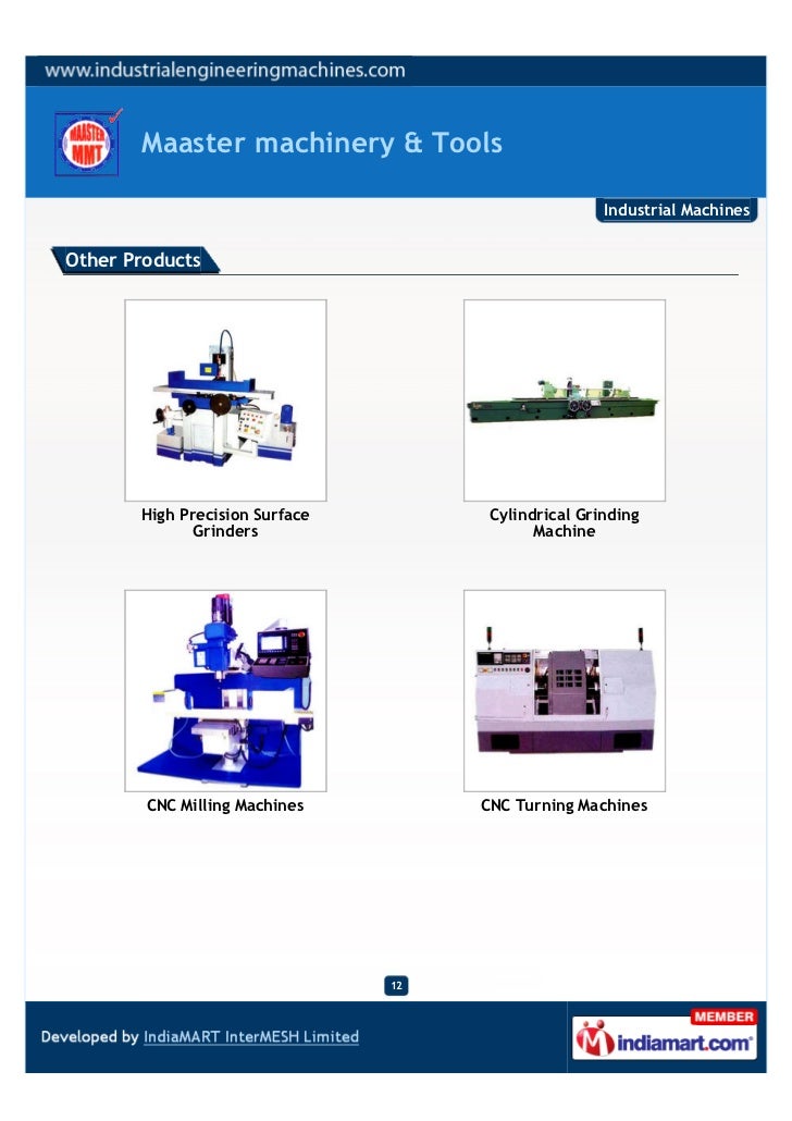 Maaster machinery & Tools, Coimbatore, Industrial Machines