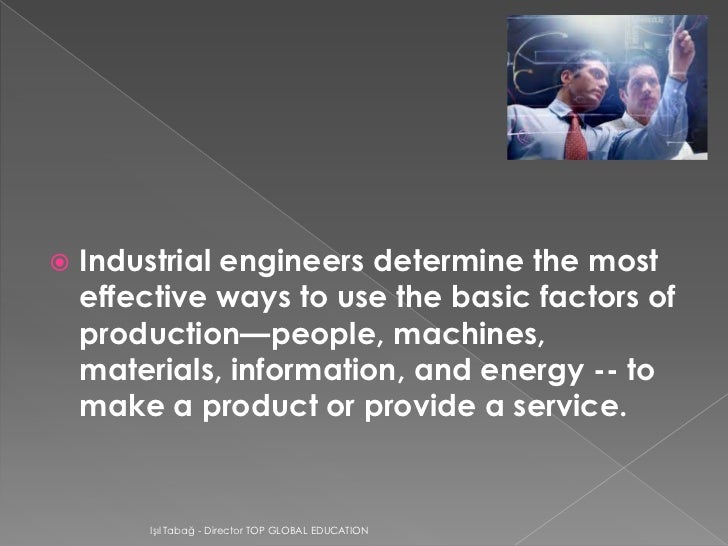 Industrial engineering presentation