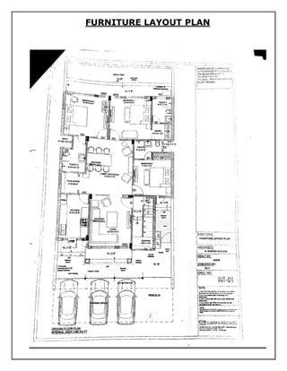 FURNITURE LAYOUT PLAN
 