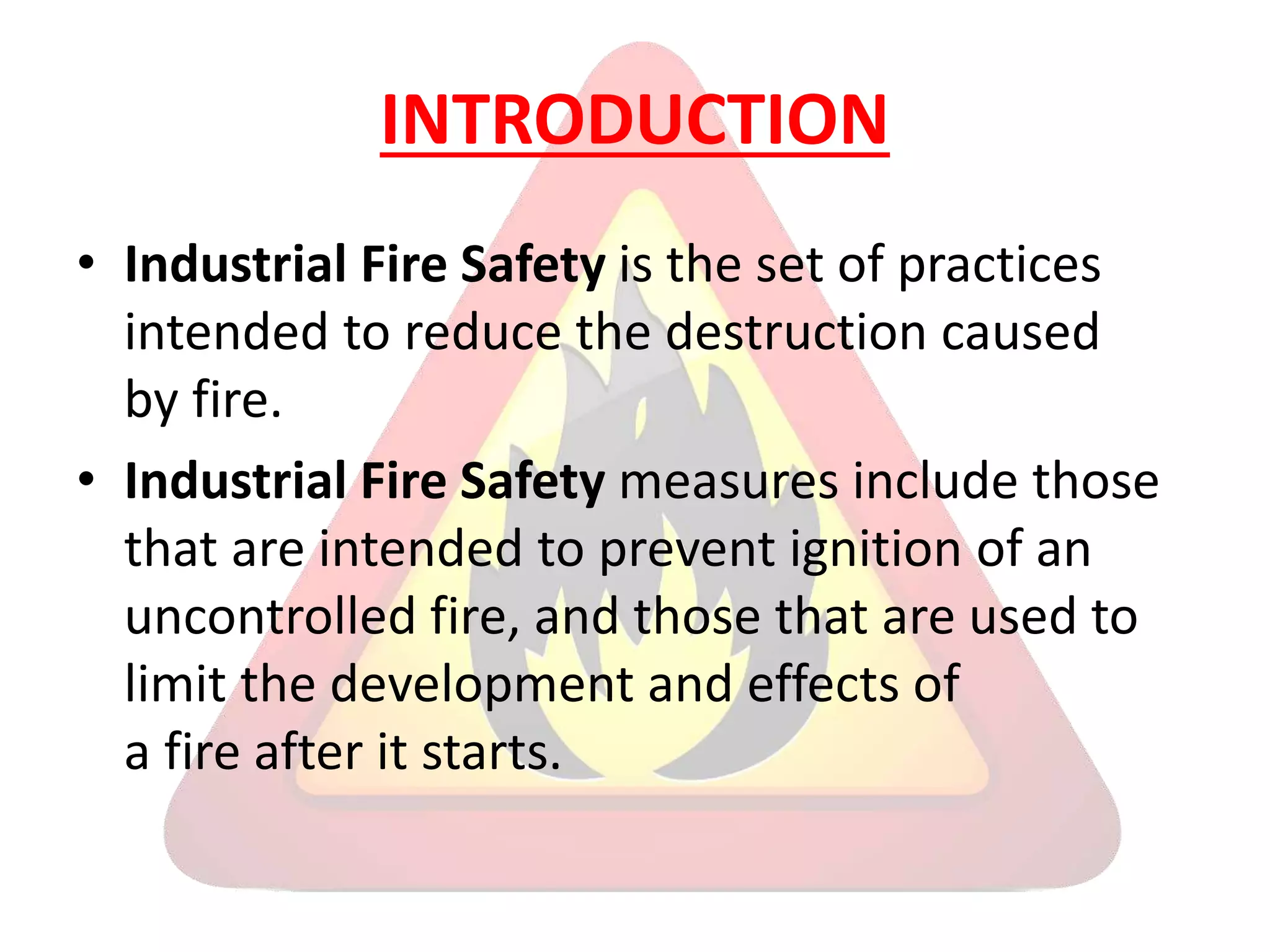 Fire Safety Rules In Industry