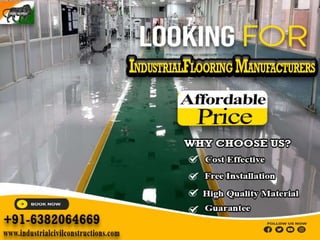 Industrial Flooring Manufacturers Chennai, Coimbatore.pptx
