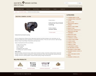 Industrial gunmetal casting