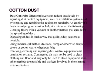 Industrial Hazards and Their Safety Measure in Textile Industry | PDF