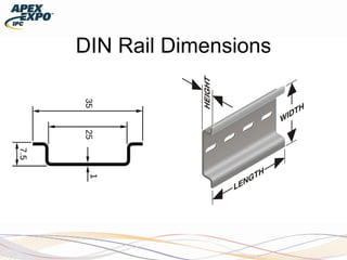 DIN Rail Dimensions
 