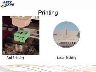 Printing
Pad Printing Laser Etching
 