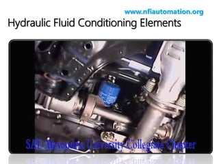 www.nfiautomation.org

Hydraulic Fluid Conditioning Elements
Filter

 