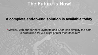 Industrial Inkjet for Additive Manufacturing