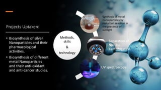 Industrial internship presentation (biotechnology)