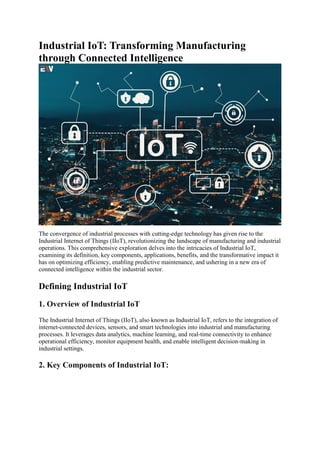 Industrial IoT: Applications, Benefits, And Challenges | Enterprise ...