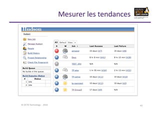 Mesurer	
  les	
  tendances	
  




©	
  OCTO	
  Technology	
  -­‐	
  	
  2010	
                                       43	
  
 