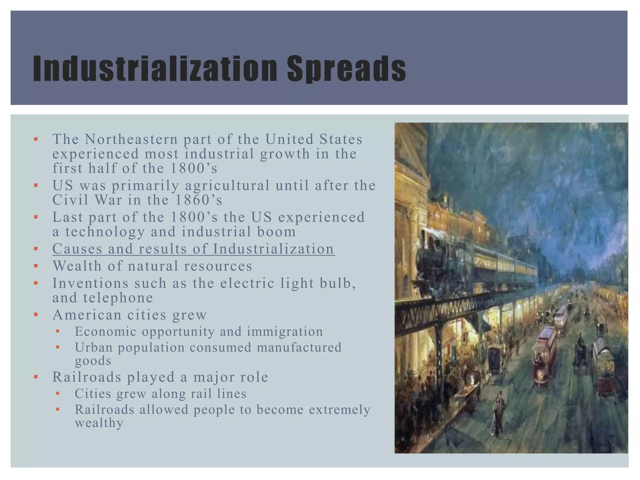 Which Resources Played Crucial Roles In Industrialization