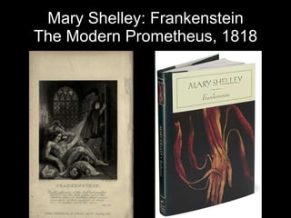 Mary Shelley: Frankenstein The Modern Prometheus, 1818 