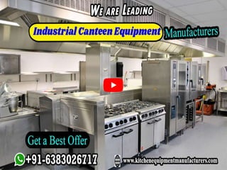 Industrial Kitchen Equipment System in chennai