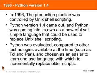 Industrial light & magic success story case study iv (python based ...