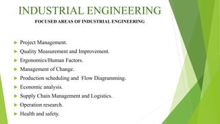 Industrial & manufacturing engg | PPTX