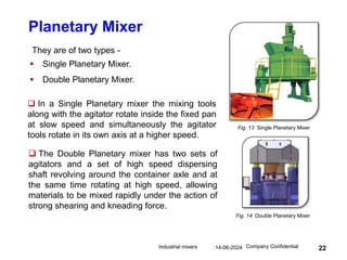Planetary Mixer Animation Rotation Industrial Mixer for Refractory industry.pptx