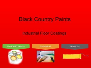 Black Country Paints Industrial Floor Coatings 
