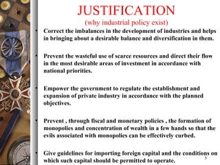 Policy Justification Development Industrial policy | PPT