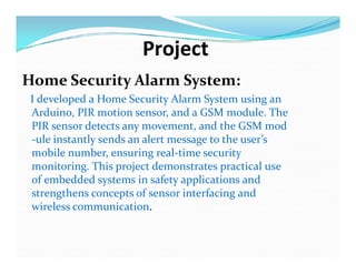 Industrial presentation [2].pdf Robotics and ebedded system | PDF