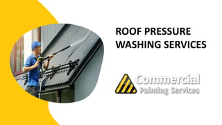 ROOF PRESSURE
WASHING SERVICES
 