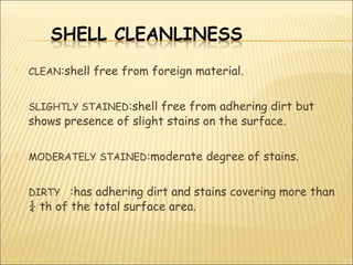 Egg Shell Cleaniness Industrial procesing of eggs | PPT