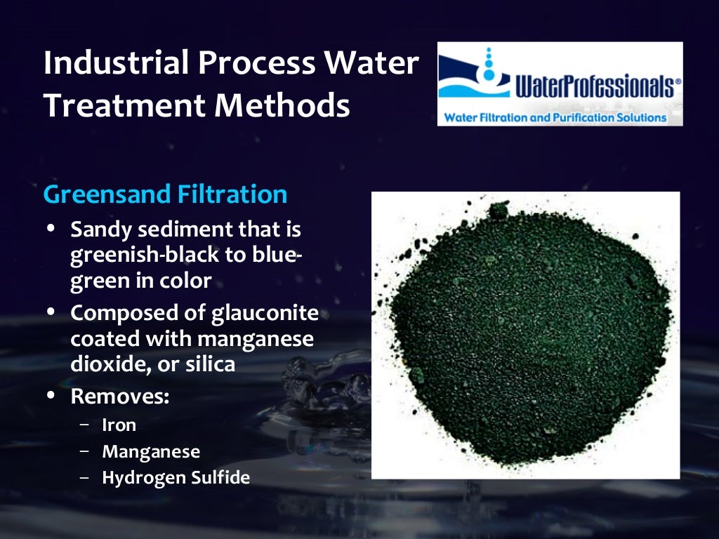 Industrial process water treatment methods