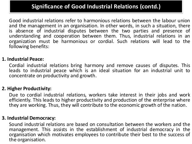 Industrial Relations Chapter 1 Introduction