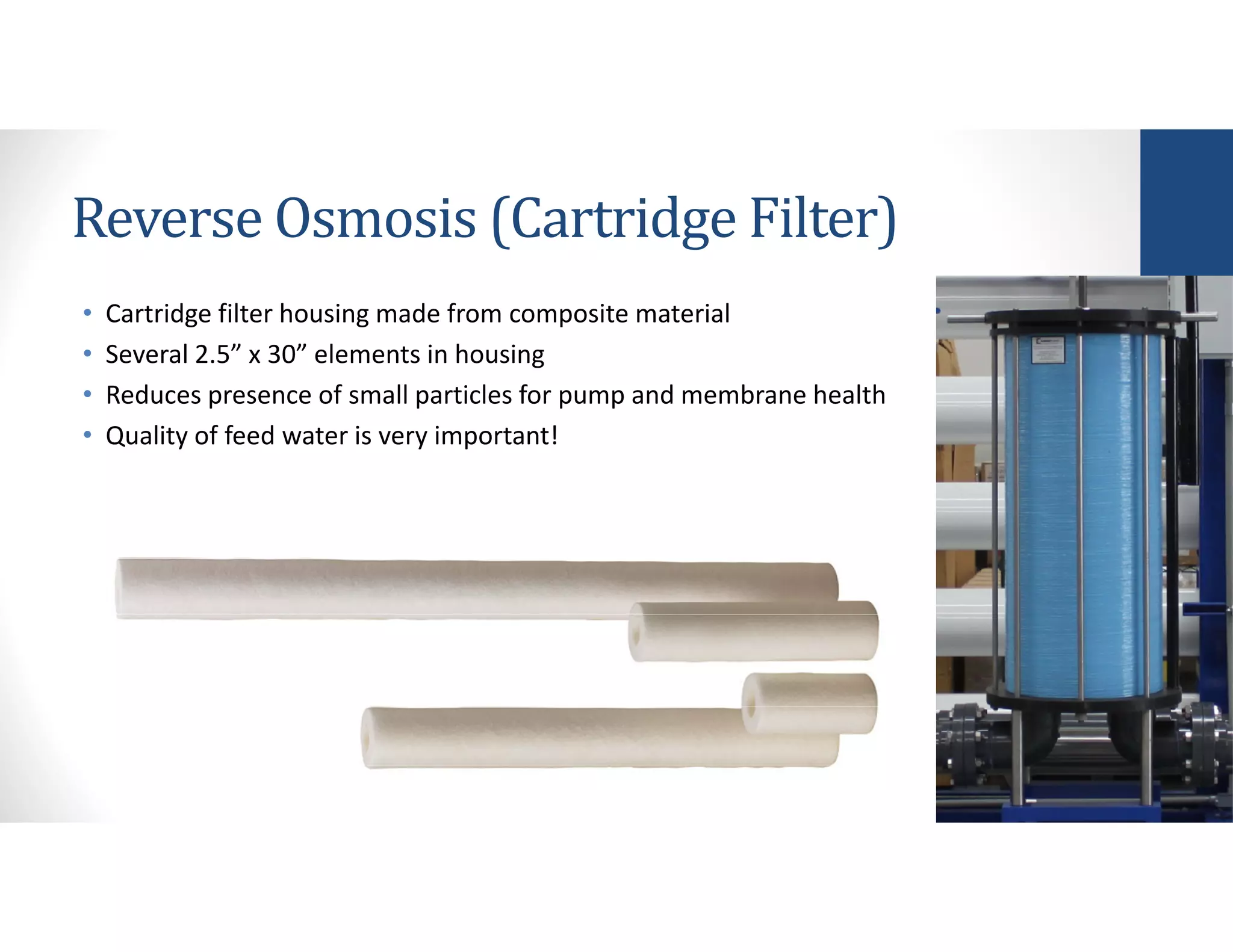 Industrial reverse osmosis presentation | PDF