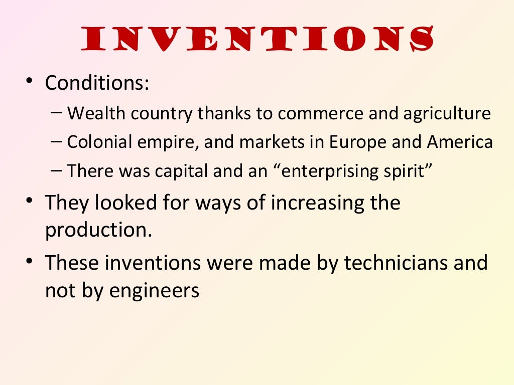 Industrial revolution