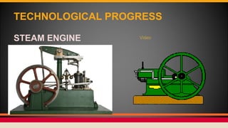 TECHNOLOGICAL PROGRESS
STEAM ENGINE Video
 
