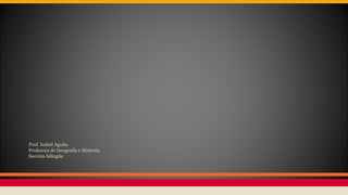 Prof. Isabel Aguña
Profesora de Geografía e Historia
Sección bilingüe
 