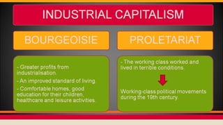 INDUSTRIAL WORKING CONDITIONSINDUSTRIAL WORKING CONDITIONS
• Employers could dismiss or
fine workers without
restrictions....