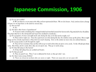 Japanese Commission, 1906
 