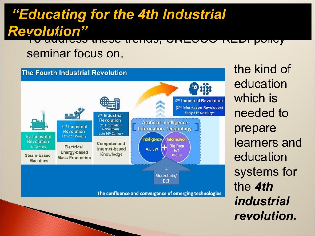 4th industrial revolution education