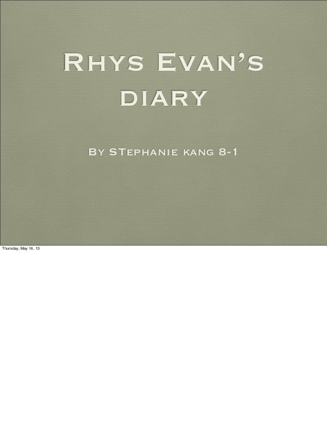 Industrial revolution diary