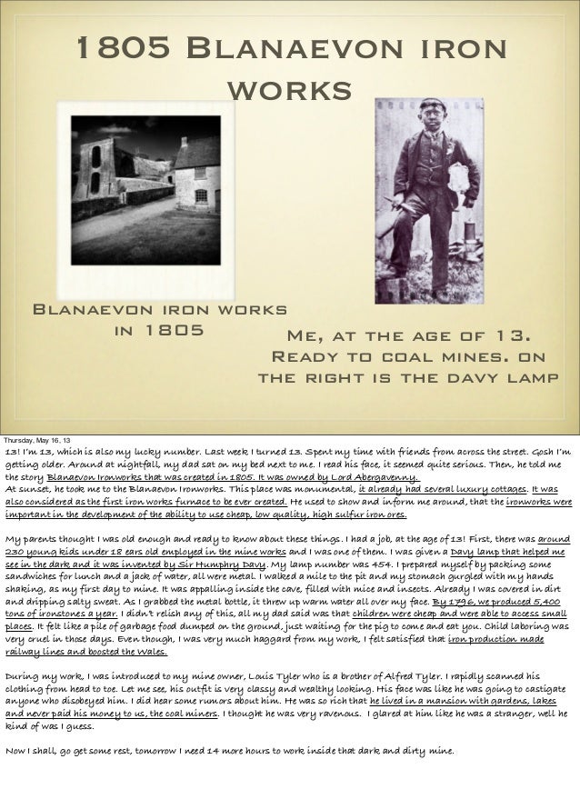 Industrial revolution diary