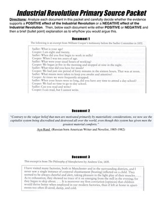 Industrial Revolution Sources | PDF | Science