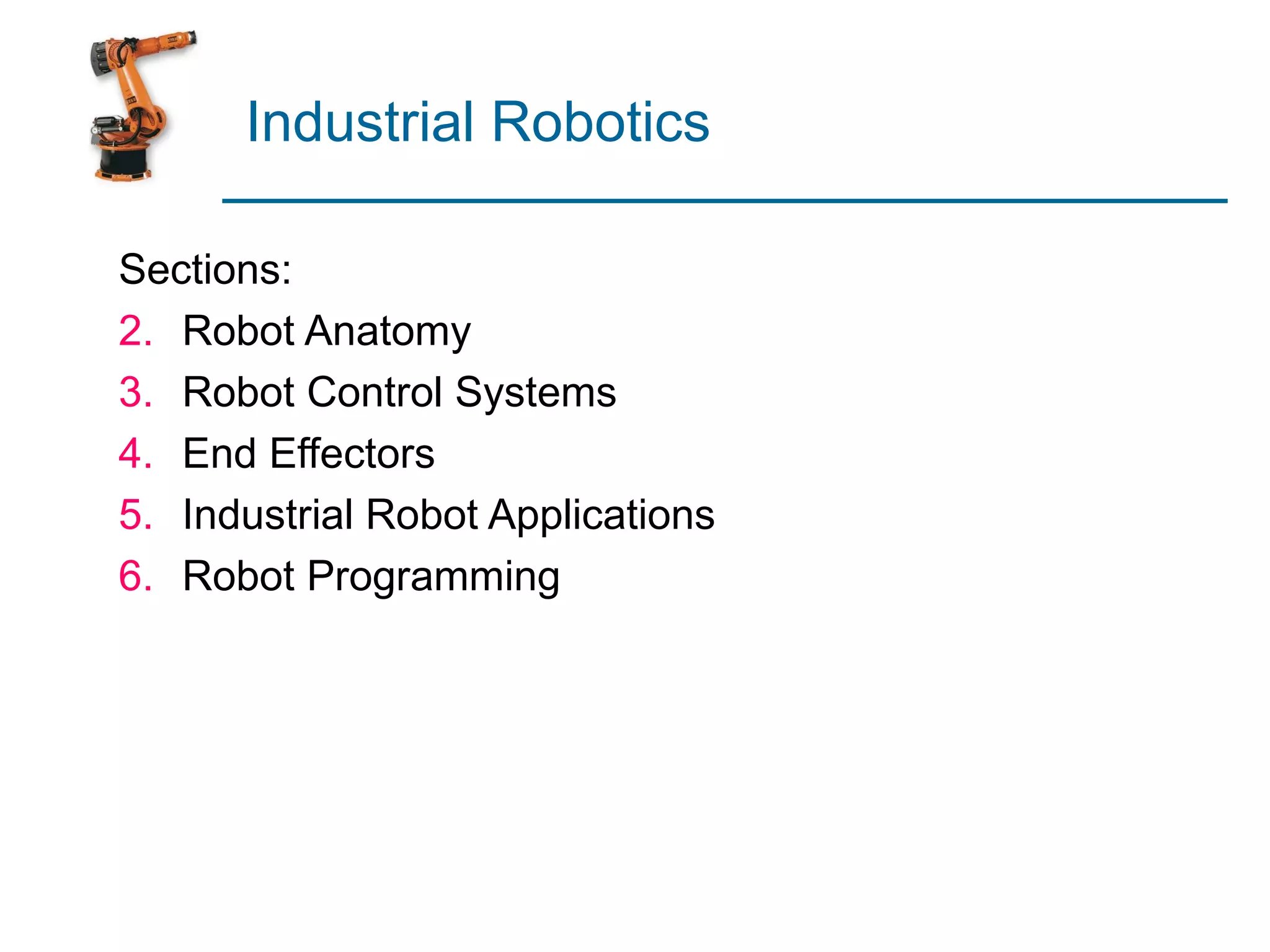 Industrial robotics | PPT | Programming Languages | Computing