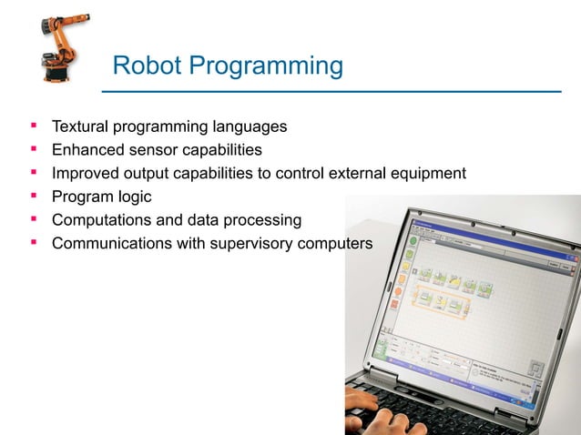 Industrial robotics | PPT | Programming Languages | Computing