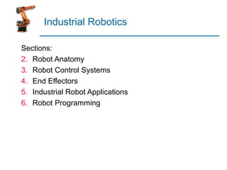 Industrial robotics PPT