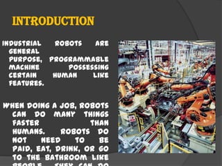 Industrial robotics | PPTX
