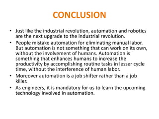 Industrial robotics | PPTX