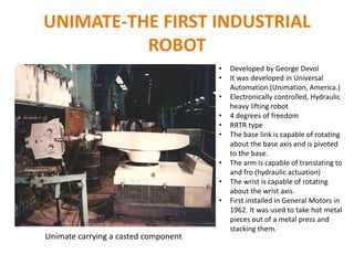 Industrial robotics | PPTX