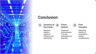 Industrial Robotic power point presentation on | PDF