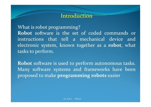Industrial robotics -Robot programming | PDF | Programming Languages ...