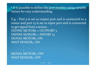 Industrial robotics -Robot programming
