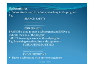 Industrial robotics -Robot programming